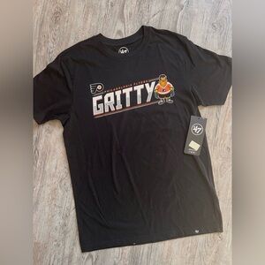 NHL Philadelphia Flyers Gritty Graphic Tee - Black with Orange Accent